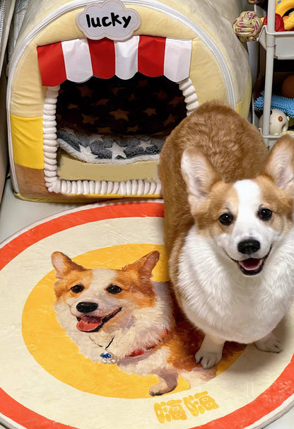 Custom Pet Portrait Rug