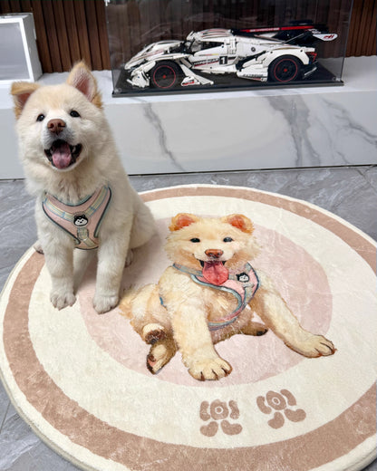 Custom Pet Portrait Rug